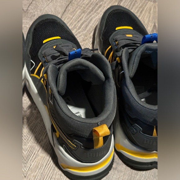 Puma Black Shadow Gray Tangerine Hyperlink Blue Orange - Picture 4 of 5